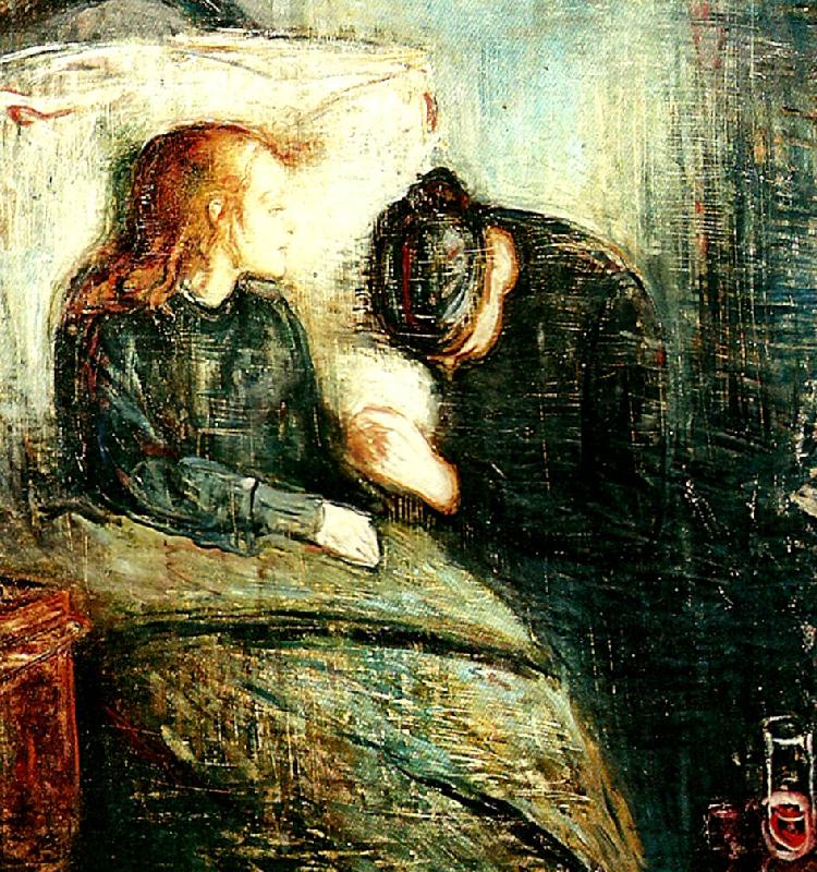 den sjuka flickan, Edvard Munch